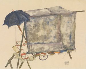 sokak arabası by Egon Schiele