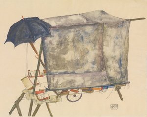 Sokak Arabası, 1914. by Egon Schiele