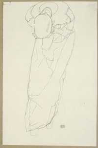 Keşiş, 1914 by Egon Schiele