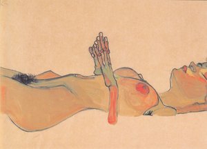 Ölü kız by Egon Schiele