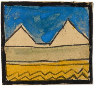 Duvar Dekorasyon Tasarımı, 1918 by Egon Schiele
