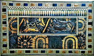 Sandık, Tutankhamun Mezarı, Yeni Krallık (ahşap, bronz, fildişi ve renkli sır) by Egyptian 18th Dynasty