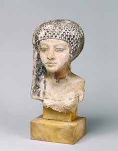 Amarna Prensesi Başkanı, MÖ 1353-37 (kireçtaşı) by Egyptian 18th Dynasty