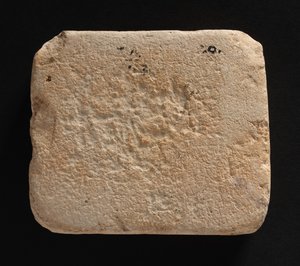Metal takı dökümü için kireçtaşı kalıp, Yeni Krallık by Egyptian 18th Dynasty