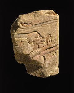 Nubian, Karnak, Mısır, Amarna Dönemi, Yeni Krallık, c.1353-1336 M.Ö. (kumtaşı)