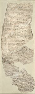 Sinuhe Ostracon, Yeni Krallık (kireçtaşı) by Egyptian 18th Dynasty