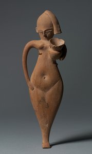 Hizmet Eden Kız Heykelciği, MÖ 1323-1186 dolayları by Egyptian 18th Dynasty