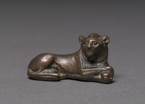 Aslan Şeklinde Ağırlık, MÖ 1391-1353 dolayları by Egyptian 18th Dynasty