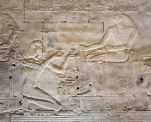 Kısma, Seti I tapınağı, Abydos, Mısır by Egyptian 19th Dynasty