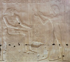 Kısma, Seti I tapınağı, Abydos, Mısır by Egyptian 19th Dynasty