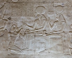 Kısma, Seti I tapınağı, Abydos, Mısır by Egyptian 19th Dynasty