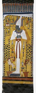 Mısır, Thebes, Luksor, Kraliçeler Vadisi, Nefertari Mezarı, 19. hanedandan kalma Osiris