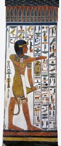 Mısır, Thebes, Luksor, Kraliçeler Vadisi, Nefertari Mezarı, 19. hanedandan kalma tanrı Horus
