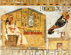 Senet oynayan Nefertari, Kraliçe Nefertari