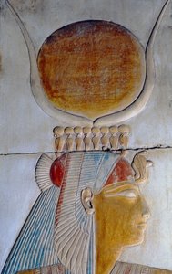 İsis Profili, Seti I Tapınağı, Abydos by Egyptian 19th Dynasty