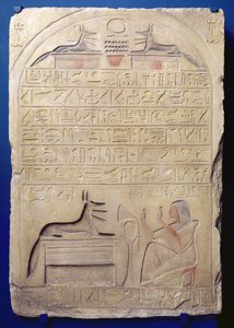 General Kasa Stela, Yeni Krallık, MÖ 1294-c.1279 (boyalı kireçtaşı)