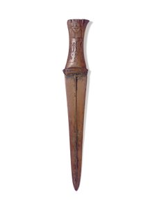 Hançer, Yeni Krallık, c.1156-51 MÖ (ahşap ve bronz) by Egyptian 20th Dynasty