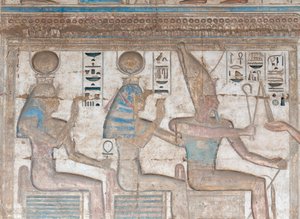 Duvarda boyalı kabartma resim by Egyptian 20th Dynasty