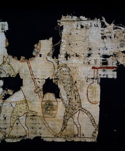 Ramses IX, Detay, Mısır Uygarlığı, Yeni Krallık, Hanedan XX döneminden kalma hiciv sahnesi, yaklaşık MÖ 1100 by Egyptian 20th Dynasty