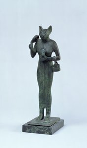 Tanrıça Bastet heykelciği, Üçüncü Ara Dönem (bronz)