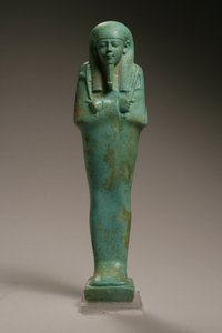 Filo Amirali Hekaemsaf için Ushabti figürü, Amasis saltanatı, MÖ 570-526 (fayans) (tersi için bkz. 270355)