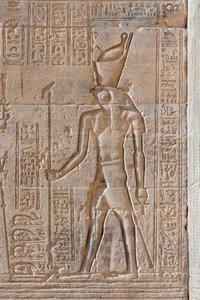 Philae tapınağındaki kabartmalar, Asvan, Mısır by Egyptian 30th Dynasty