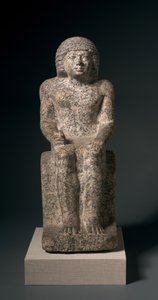 Oturan Nykara Heykeli, MÖ 2408-2377 by Egyptian 5th Dynasty