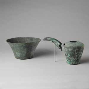 Ewer ve lavabo (bakır) by Egyptian 6th Dynasty