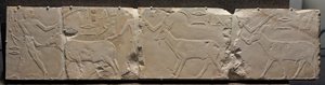 Çöl Hayvanları Getiren İnsanların Rölyefi, MÖ 2311-2281 dolayları by Egyptian 6th Dynasty