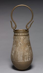Dekore edilmiş Situla, MÖ 305-30 by Egyptian Ptolemaic Period