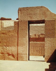 Üçüncü Hipostil Salonuna Geçit by Egyptian Ptolemaic Period