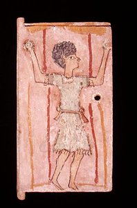 Boy Hokkabazlık, bir dolaptan kapı (boyalı ahşap) by Egyptian School