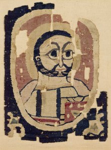 Bir Kafa Parçası, Kıpti (tekstil) by Egyptian School