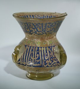 Al Malik al Nasu Muhammed adına Cami Lambası, c.1300-1340 (emaye cam)