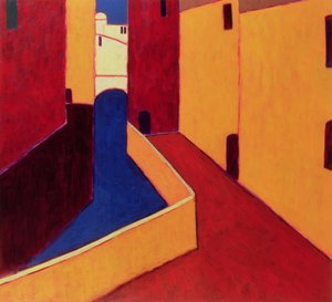 Fondamenta dei Sartori, Venedik, 1999 (kağıt üzerinde akrilik)