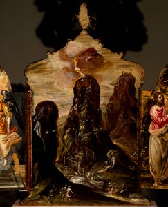 Sina Dağı, taşınabilir triptik sunak, El Greco (1541-1614)