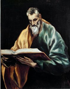Apotre Saint Simon. Domenikos Theotokopoulos dit El Greco tarafından tablo (1540-1614) by El Greco
