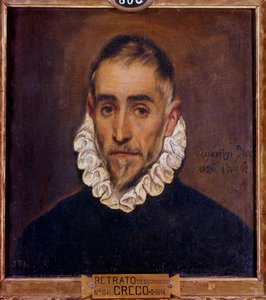 Bir Beyefendinin Portresi Domenikos Theotokopoulos dit El Greco (1541-1614) 1604 Güneş tarafından Tablo. 0,64 x 0,51 m Madrid, Prado Müzesi by El Greco