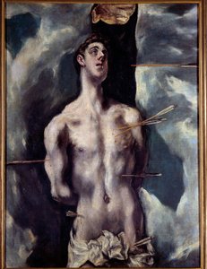 Aziz Sebastian Tablosu Domenikos Theotokopoulos Dit El Greco tarafından (1540-1614) by El Greco