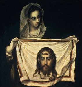Kutsal Kefen ile St.Veronica by El Greco