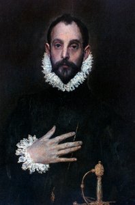 Eli Göğsünde Bir Soylu, c1577-1584 by El Greco