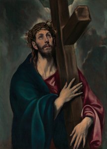 Haç Taşıyan İsa, yak. 1577-87. by El Greco