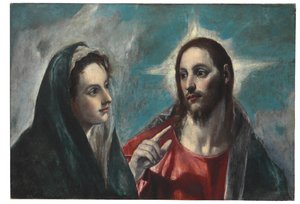 İsa Annesinden izin alıyor by El Greco