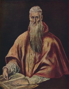 Kardinal olarak Aziz Jerome, Kardinal olarak Aziz Jerome, c1590-1600, 1938 by El Greco