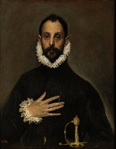 Eli Göğsünde Asilzade, c. 1580 by El Greco