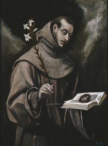 Padua Aziz Anthony, c. 1580 by El Greco