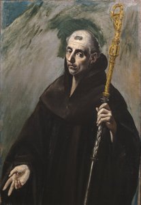 Nursia Aziz Benedict, 1577-1579 by El Greco