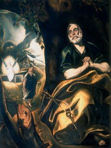 Aziz Peter Gözyaşları, c1561-1614 by El Greco