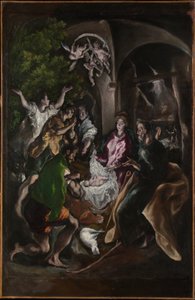 Çobanların Tapınması, c.1605-10 by El Greco