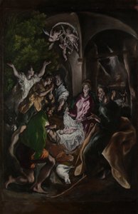 Çobanların Tapınması, yak. 1605-10. by El Greco